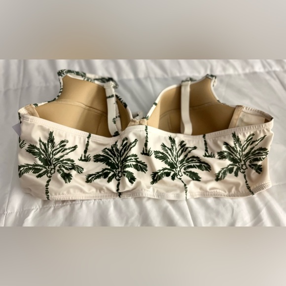 Lane Bryant “Sugar Palm” bikini top in size 44C, 42C, and 38C swimsuit ::NWT:: - Picture 2 of 3